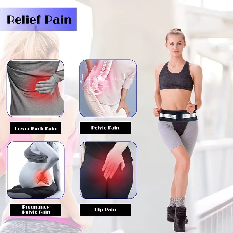 Ultimate SI Hip Support Belt – Relieve Lower Back, Pelvis & Sciatica Pain Fast!