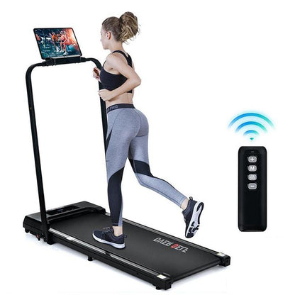2-In-1 Portable Treadmill with Handle for Home & Office Use
